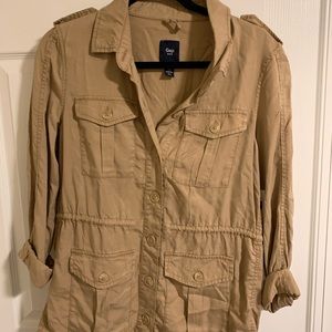 Gap tan utility jacket